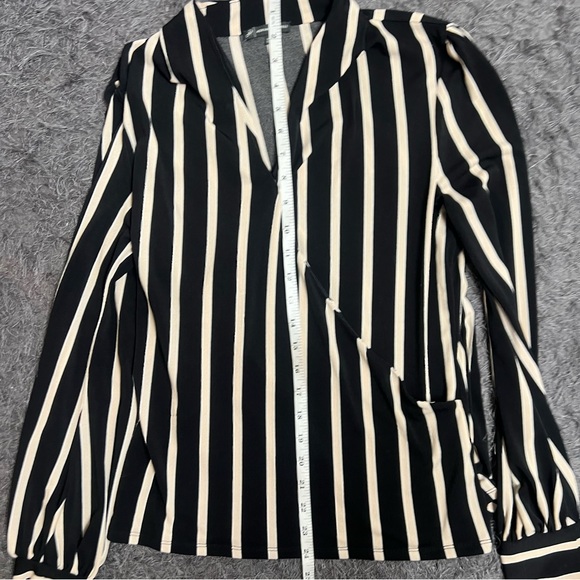Wrap Front Striped Blouse! - Picture 10 of 13